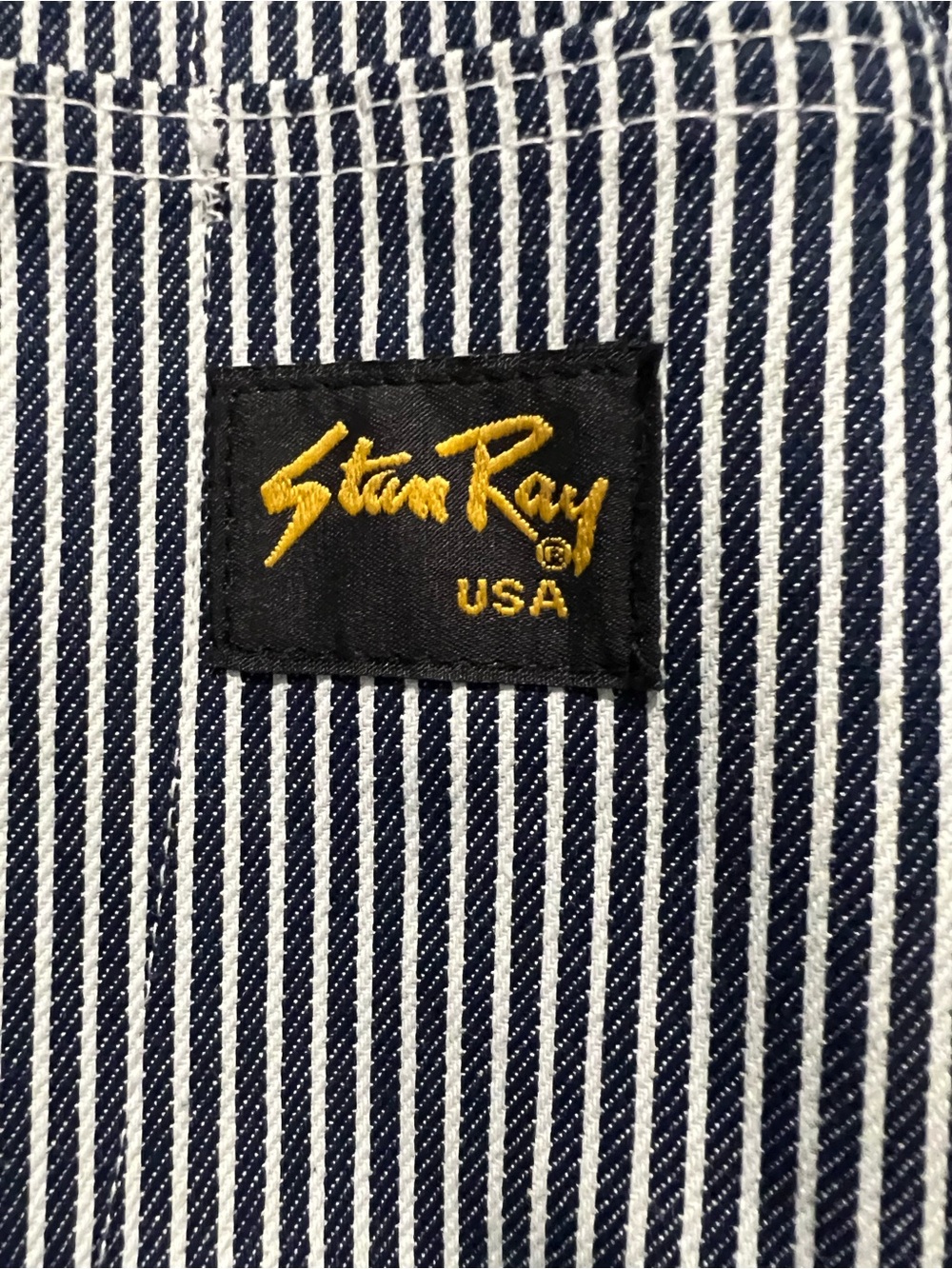 Stan Ray Hickory Stripe Chore Coat Workwear Utility Jacket Small USA Made unisex - Picture 2 of 9